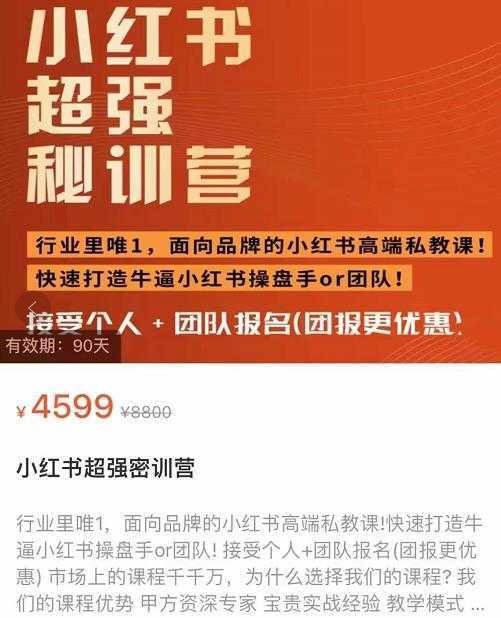 小红书超强密训营,爆文制造技巧,低预算高roi投放技巧,内容营销思维