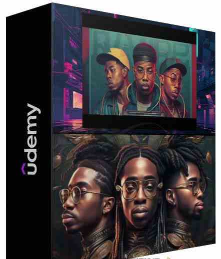 完整的Midjourney AI大型课程:AI绘图从初学者到精通-36节课-中英字幕