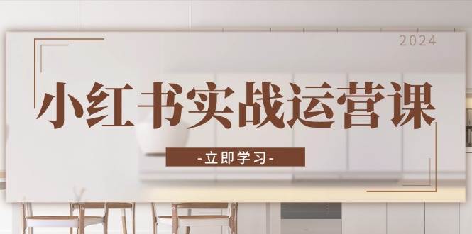 小红书实战运营课:从开通店铺到直播话术,打造爆款笔记与高效直播