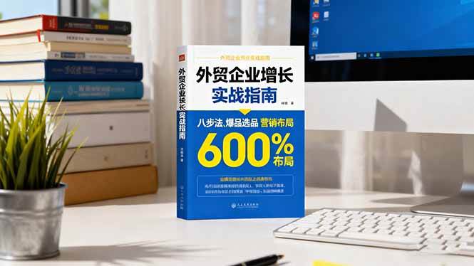 外贸企业增长实战指南,八步法、爆品选品、营销布局,业绩增长300%
